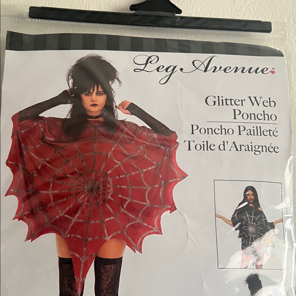 Glitter Web Pancho +Wig